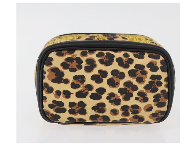 Borsa a mano Gianni Versace Vanity PVC Giallo Oro Autentica BA12716 D'oro - vista 5