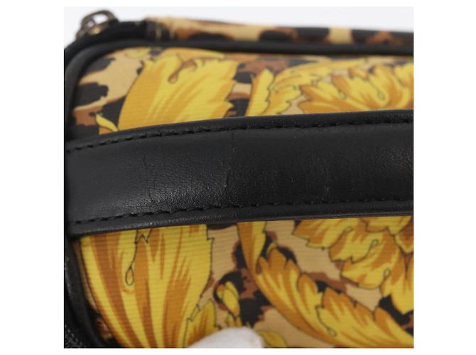 Borsa a mano Gianni Versace Vanity PVC Giallo Oro Autentica BA12716 D'oro - vista 8