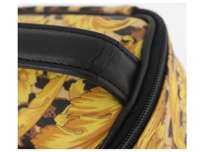 Borsa a mano Gianni Versace Vanity PVC Giallo Oro Autentica BA12716 D'oro - vista 9