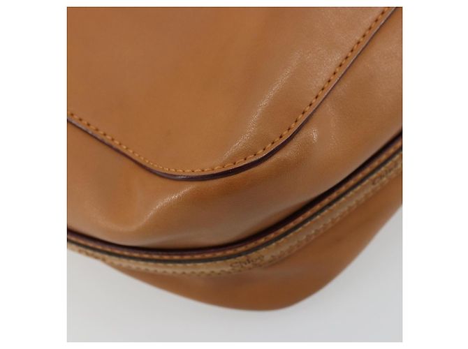 Chloé Borsa Tote Chloe in pelle beige oro Auth bs35139 D'oro - vista 16