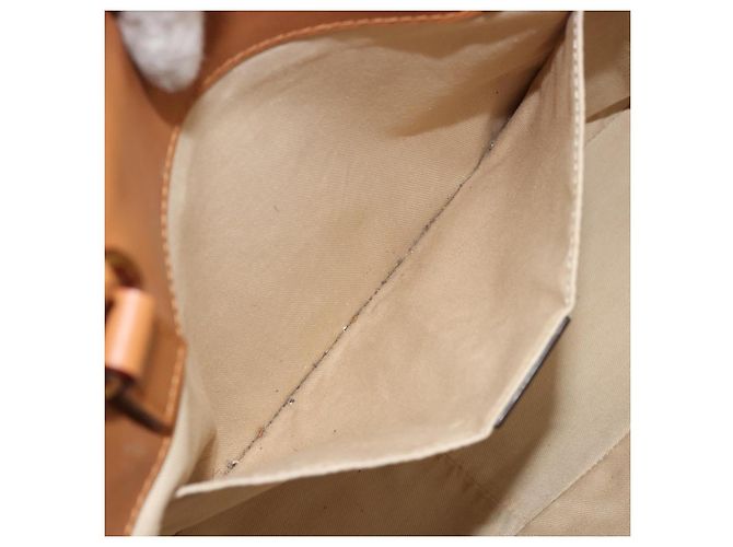 Chloé Borsa Tote Chloe in pelle beige oro Auth bs35139 D'oro - vista 20