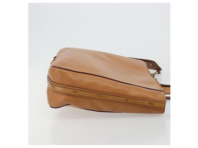 Chloé Borsa Tote Chloe in pelle beige oro Auth bs35139 D'oro - vista 3