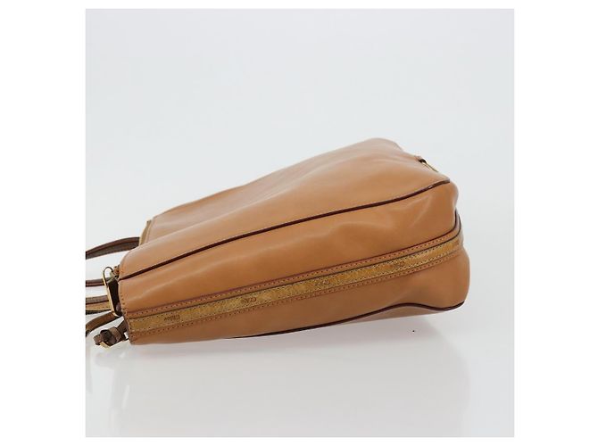 Chloé Borsa Tote Chloe in pelle beige oro Auth bs35139 D'oro - vista 4