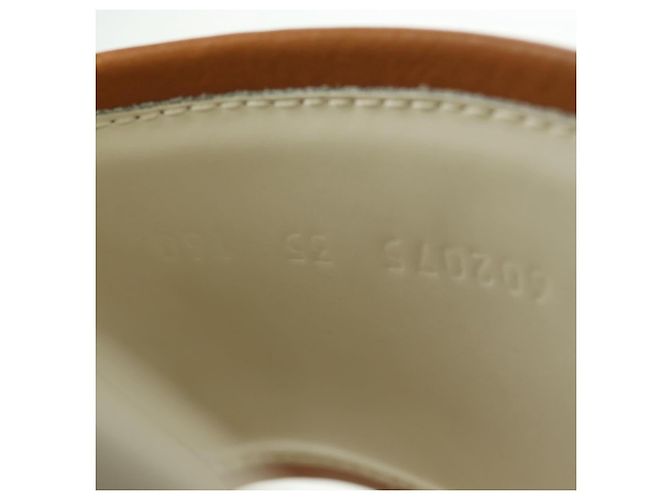 Sandali GUCCI Micro GG Supreme Disney PVC Beige Oro Auth 180388M D'oro - vista 11