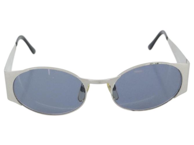 Occhiali da sole CHANEL metallo Argento CC Auth 181482 - vista 13