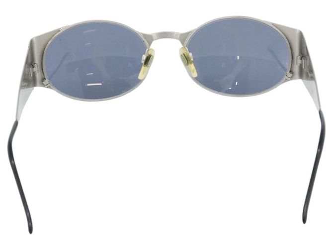 Occhiali da sole CHANEL metallo Argento CC Auth 181482 - vista 2