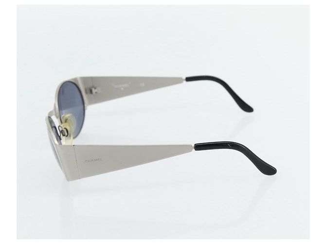Occhiali da sole CHANEL metallo Argento CC Auth 181482 - vista 5