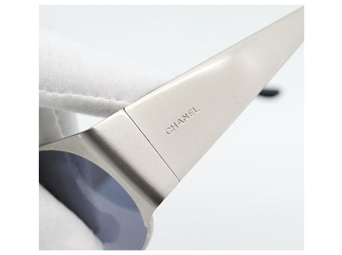 Occhiali da sole CHANEL metallo Argento CC Auth 181482 - vista 6