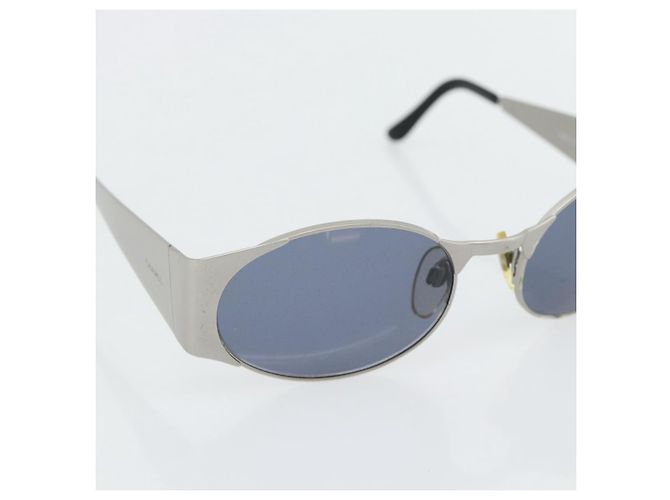 Occhiali da sole CHANEL metallo Argento CC Auth 181482 - vista 7