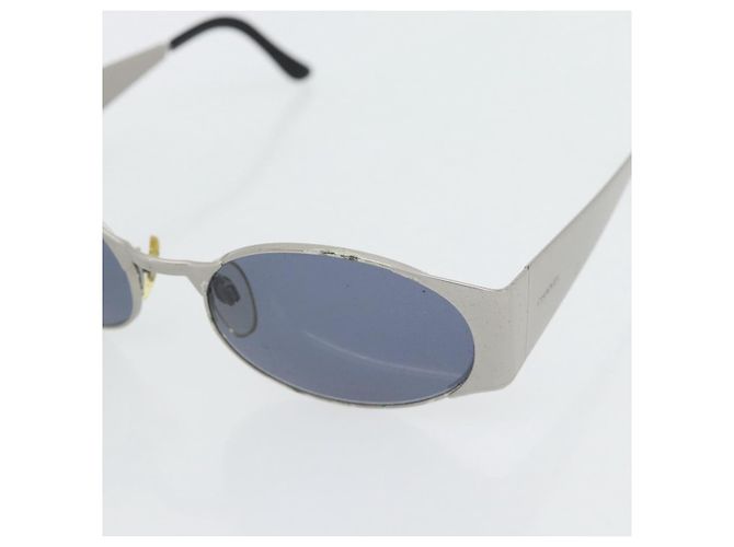 Occhiali da sole CHANEL metallo Argento CC Auth 181482 - vista 8