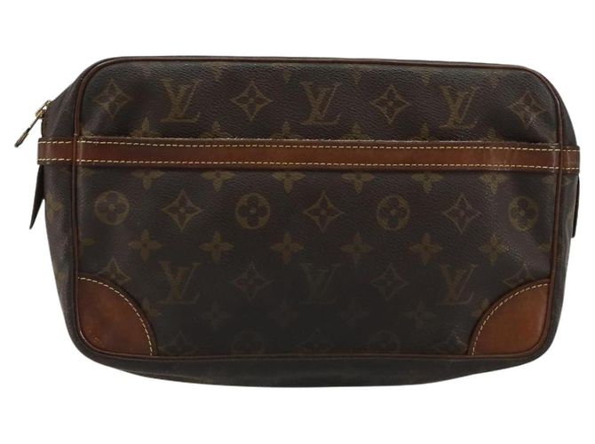LOUIS VUITTON Clutch Monogram Compiegne 28 M51845 LV Auth 180360 Monogramma - vista 13