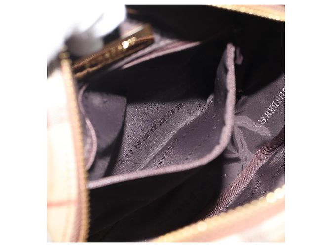 BURBERRY Nova Check Schultertasche Canvas Beige Gold Authentisch BA12930 Golden - Ansicht 21