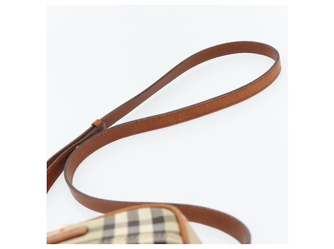 BURBERRY Nova Check Schultertasche Canvas Beige Gold Authentisch BA12930 Golden - Ansicht 8