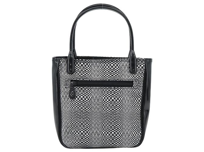 BALENCIAGA Handtasche Canvas Grau Silber Auth BA12932 Braun - Ansicht 2