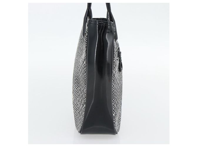 BALENCIAGA Handtasche Canvas Grau Silber Auth BA12932 Braun - Ansicht 4