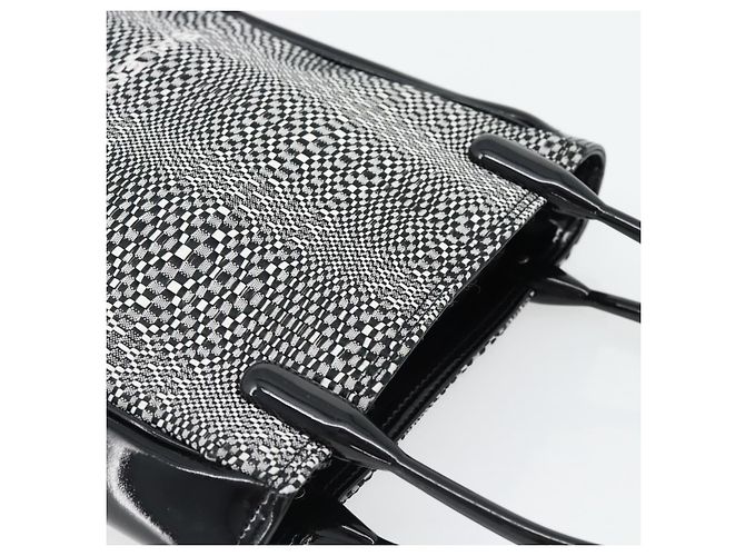 BALENCIAGA Handtasche Canvas Grau Silber Auth BA12932 Braun - Ansicht 6