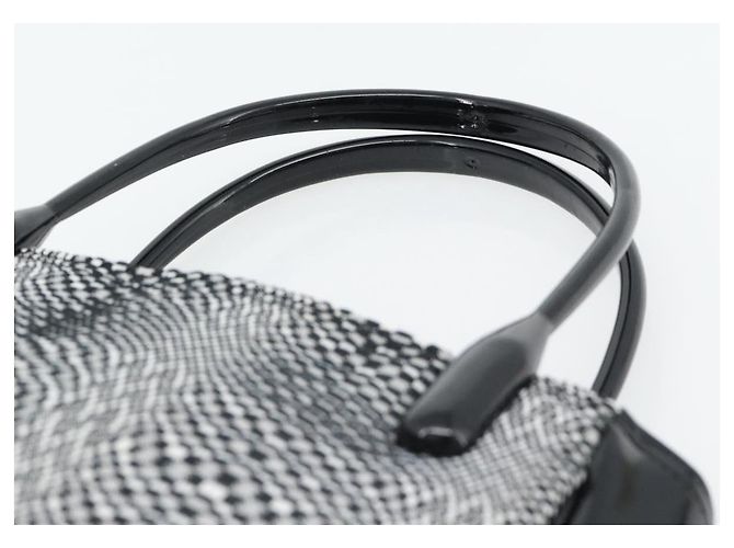 BALENCIAGA Handtasche Canvas Grau Silber Auth BA12932 Braun - Ansicht 8