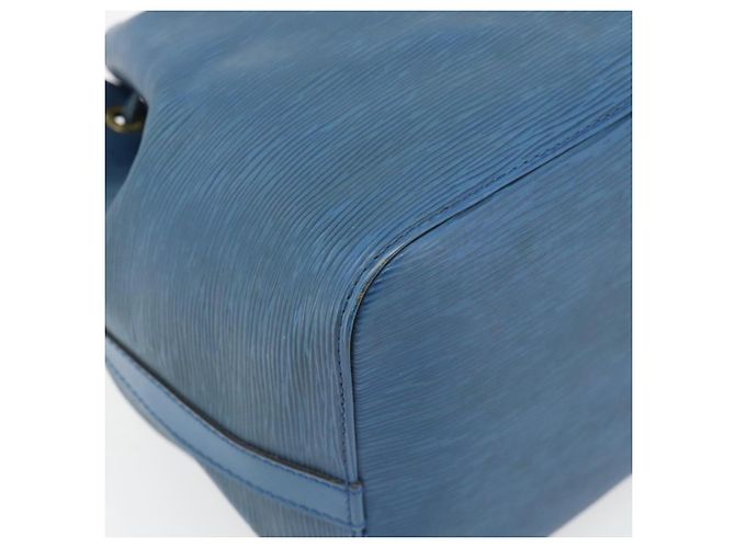 LOUIS VUITTON Epi Petit Noe Schultertasche Blau M44105 LV Auth 180748 - view 16
