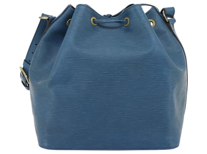 LOUIS VUITTON Epi Petit Noe Schultertasche Blau M44105 LV Auth 180748 - view 2
