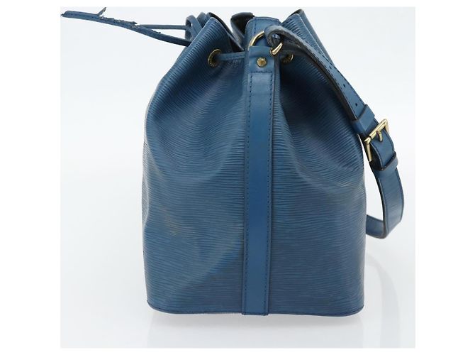 LOUIS VUITTON Epi Petit Noe Schultertasche Blau M44105 LV Auth 180748 - view 4