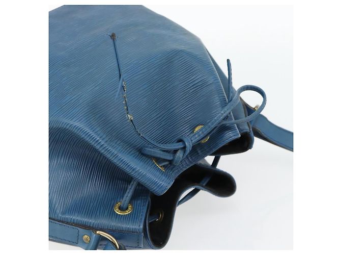 LOUIS VUITTON Epi Petit Noe Schultertasche Blau M44105 LV Auth 180748 - view 6