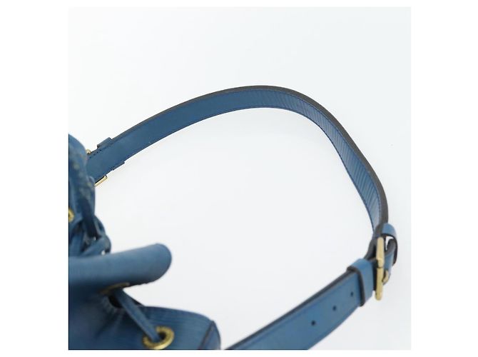 LOUIS VUITTON Epi Petit Noe Schultertasche Blau M44105 LV Auth 180748 - view 8