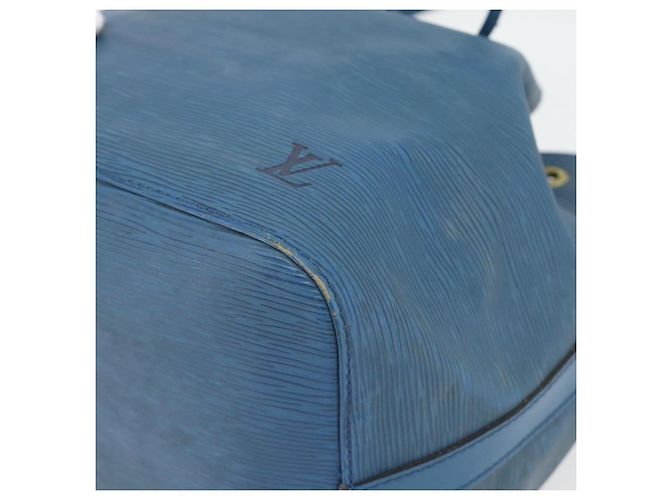 LOUIS VUITTON Epi Petit Noe Schultertasche Blau M44105 LV Auth 180748 - view 9