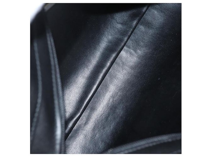 Borsa a mano VALENTINO in pelle nera e oro Auth BA12733A Nero D'oro - vista 11