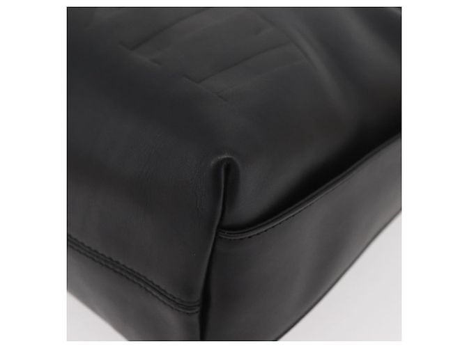 Borsa a mano VALENTINO in pelle nera e oro Auth BA12733A Nero D'oro - vista 14
