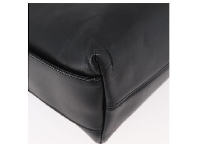Borsa a mano VALENTINO in pelle nera e oro Auth BA12733A Nero D'oro - vista 15