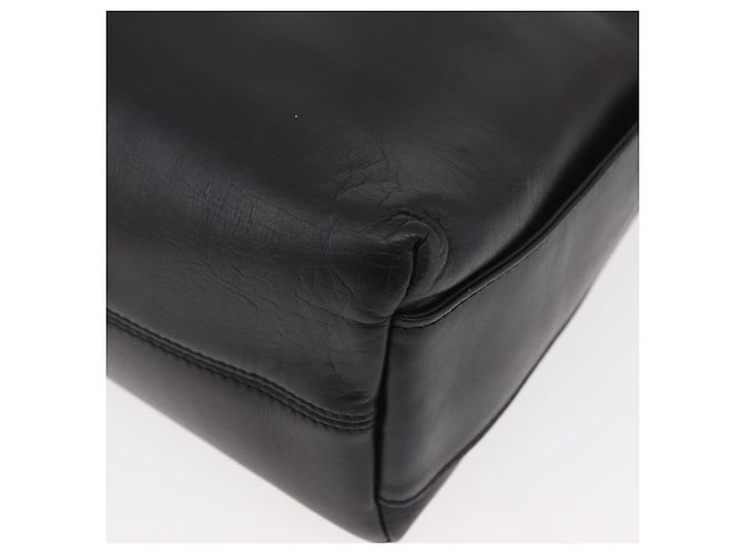 Borsa a mano VALENTINO in pelle nera e oro Auth BA12733A Nero D'oro - vista 16