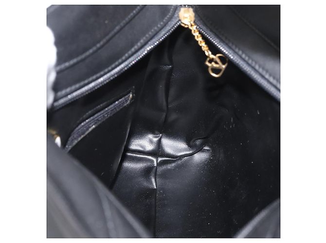 Borsa a mano VALENTINO in pelle nera e oro Auth BA12733A Nero D'oro - vista 18
