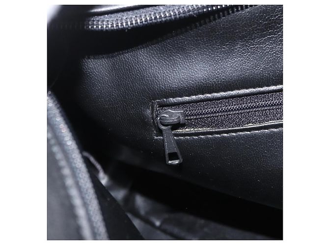 Borsa a mano VALENTINO in pelle nera e oro Auth BA12733A Nero D'oro - vista 20