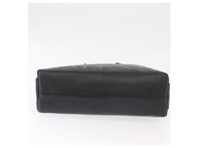 Borsa a mano VALENTINO in pelle nera e oro Auth BA12733A Nero D'oro - vista 5