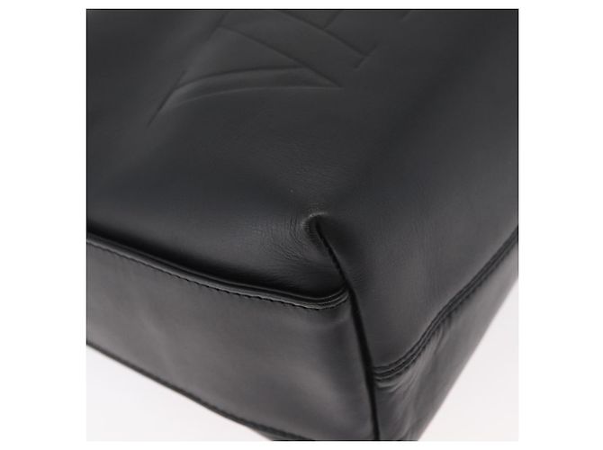 Borsa a mano VALENTINO in pelle nera e oro Auth BA12733A Nero D'oro - vista 9