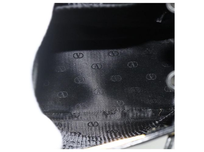 Zaino VALENTINO in pelle nero e oro Auth bs35125 D'oro - vista 10
