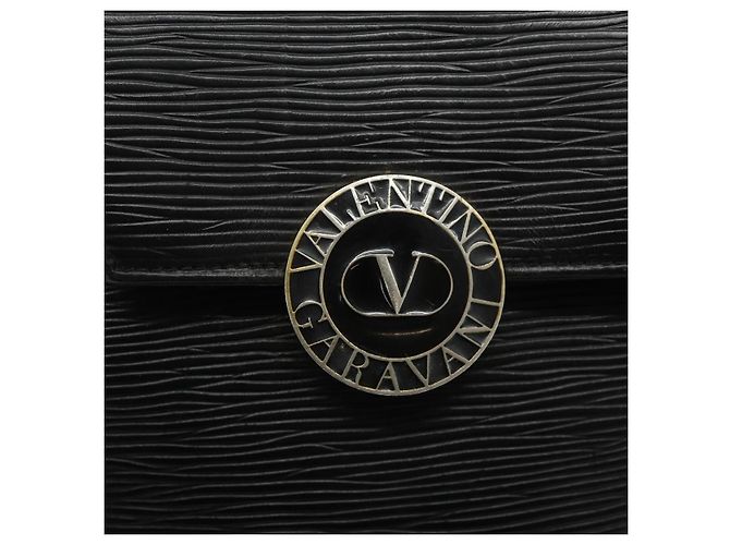 Zaino VALENTINO in pelle nero e oro Auth bs35125 D'oro - vista 17