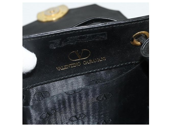 Zaino VALENTINO in pelle nero e oro Auth bs35125 D'oro - vista 18