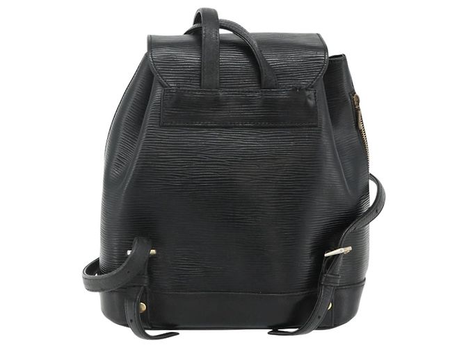 Zaino VALENTINO in pelle nero e oro Auth bs35125 D'oro - vista 2