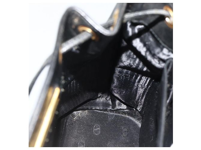Zaino VALENTINO in pelle nero e oro Auth bs35125 D'oro - vista 20