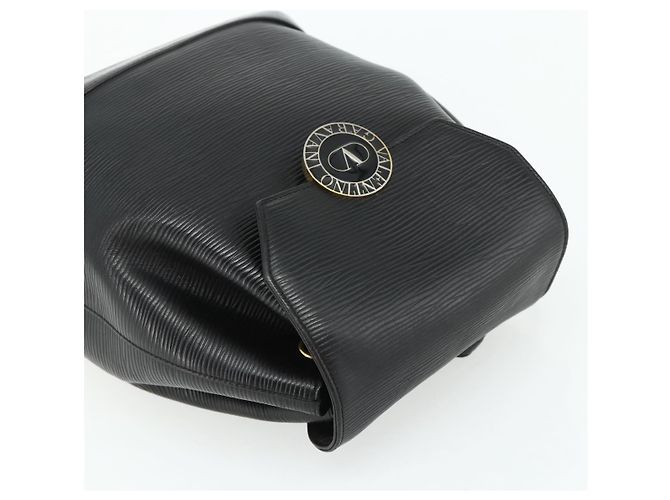 Zaino VALENTINO in pelle nero e oro Auth bs35125 D'oro - vista 6