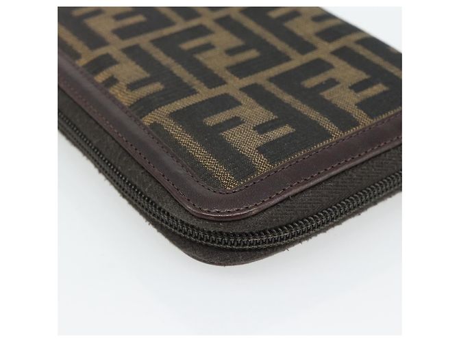 FENDI Zucca Canvas Day Planner Cover Brown Black Auth 181513A - view 16