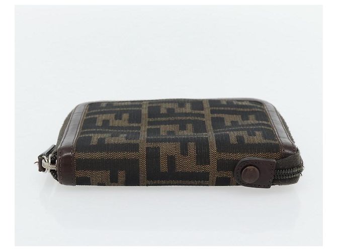 FENDI Zucca Canvas Day Planner Cover Brown Black Auth 181513A - view 4