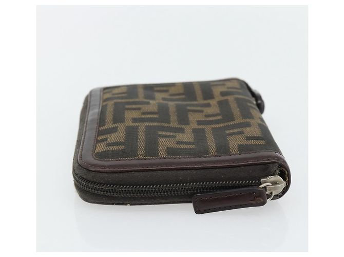 FENDI Zucca Canvas Day Planner Cover Brown Black Auth 181513A - view 5