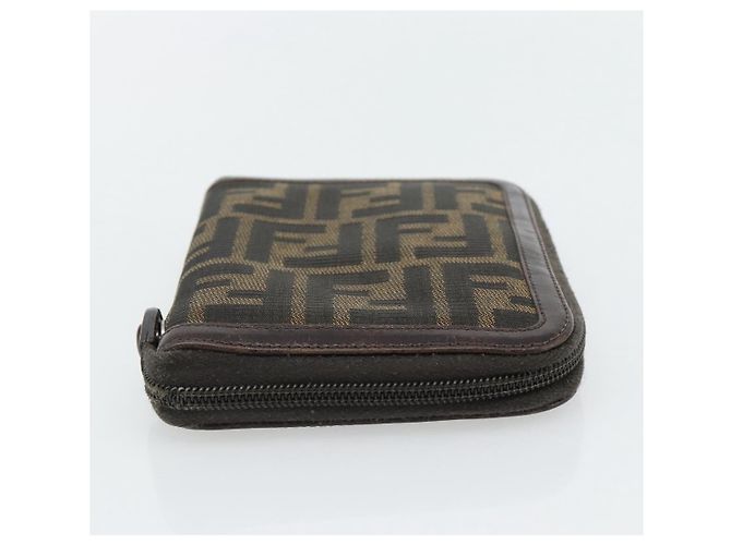 FENDI Zucca Canvas Day Planner Cover Brown Black Auth 181513A - view 6