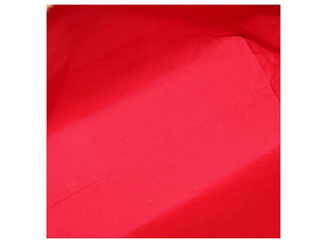 LOUIS VUITTON Bolso Monogram Vernis Reade MM Rojo Rouge M91086 LV Auth BA12808 Roja - vista 11
