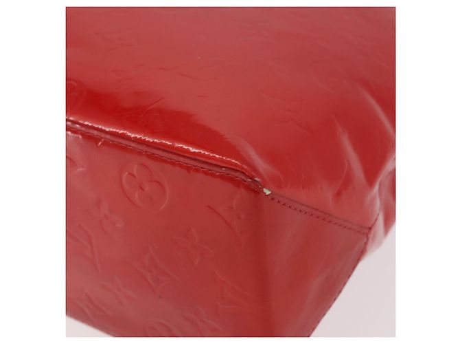 LOUIS VUITTON Bolso Monogram Vernis Reade MM Rojo Rouge M91086 LV Auth BA12808 Roja - vista 14
