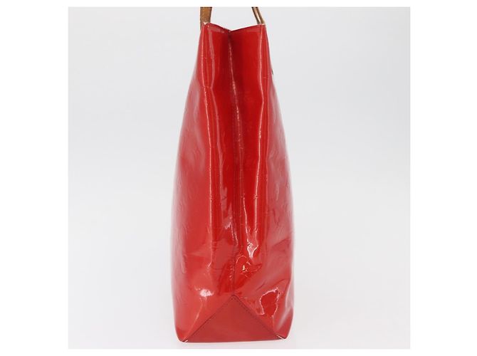 LOUIS VUITTON Bolso Monogram Vernis Reade MM Rojo Rouge M91086 LV Auth BA12808 Roja - vista 3