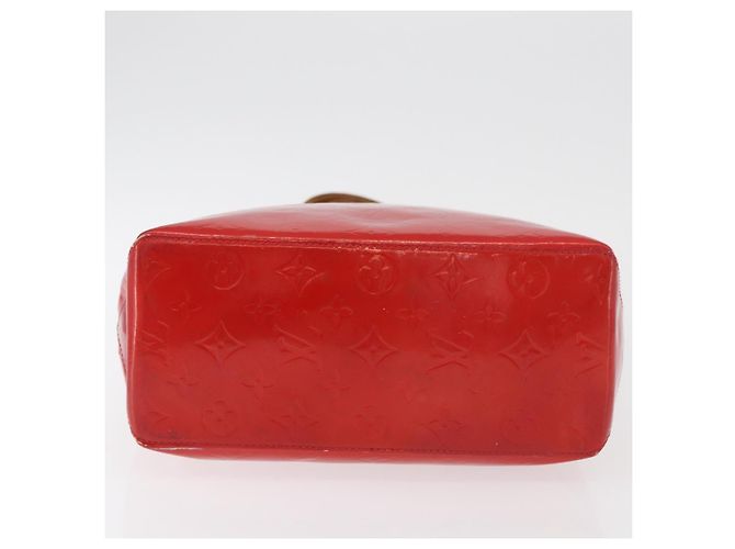 LOUIS VUITTON Bolso Monogram Vernis Reade MM Rojo Rouge M91086 LV Auth BA12808 Roja - vista 5