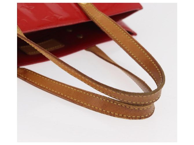 LOUIS VUITTON Bolso Monogram Vernis Reade MM Rojo Rouge M91086 LV Auth BA12808 Roja - vista 7